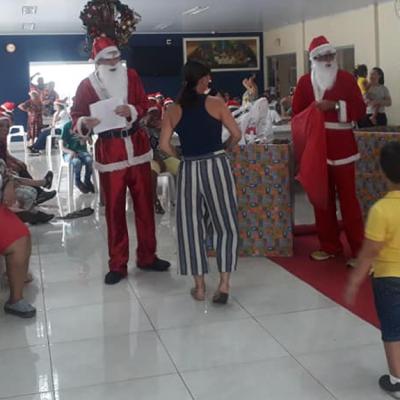 Chegada do Papai Noel e Entrega dos Presentes
